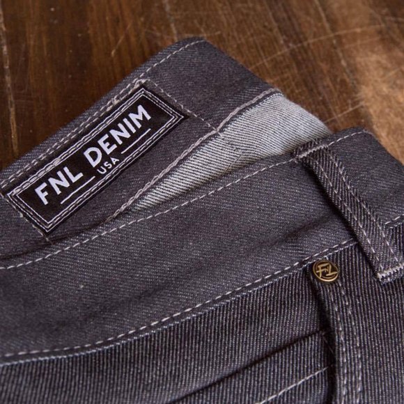 FNL Denim Premium Quality 2011 No.150 Gray Button Fly Jeans mens 30/32 - Picture 4 of 16